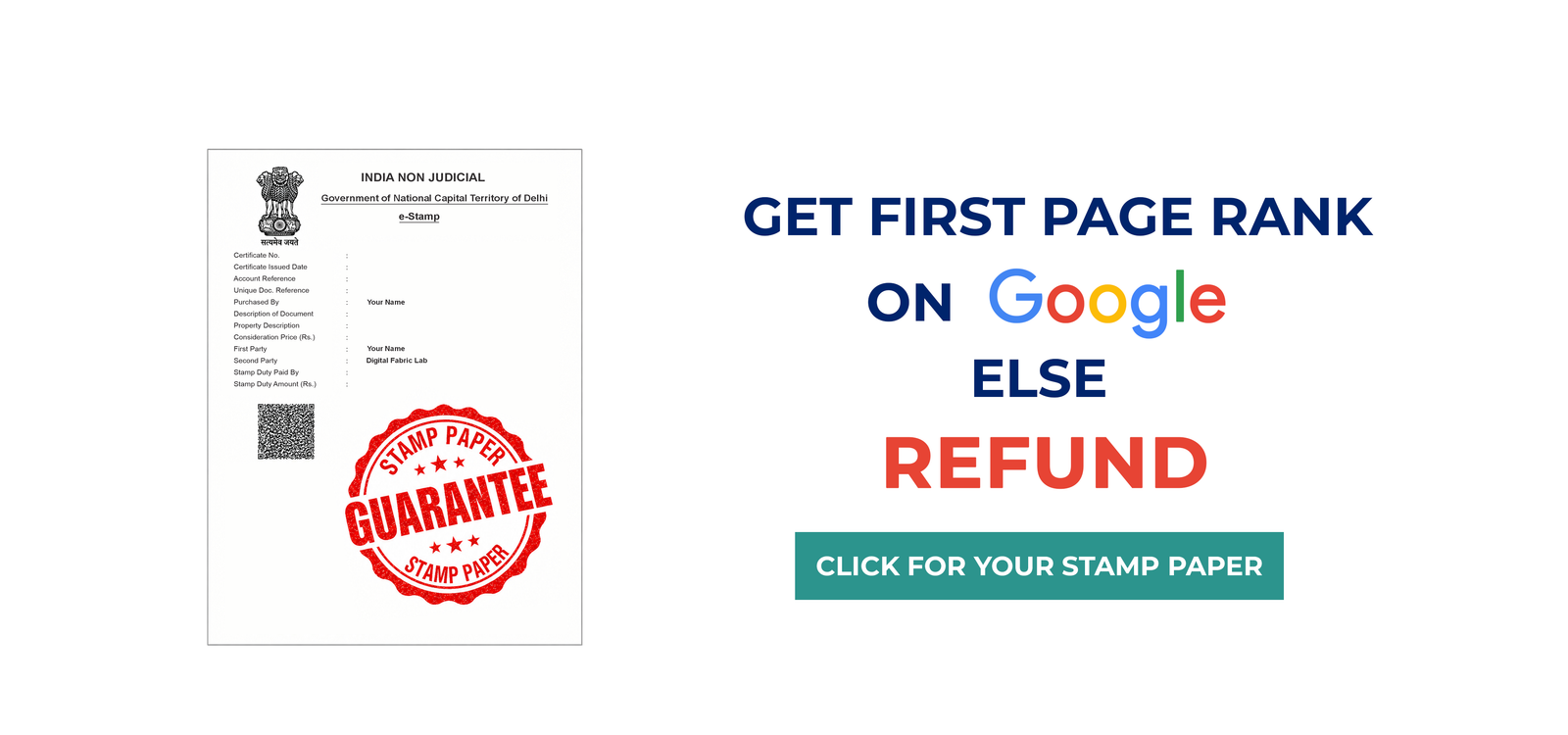 Digital Fabric Lab SEO Growth and First Page Ranking Offer